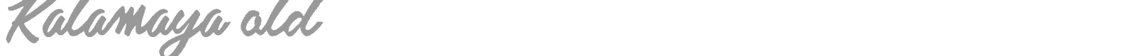 Kalamaya font preview